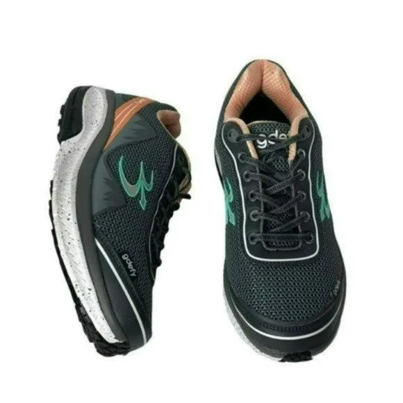 Gravity Defyer Gray Mighty Walk Comfort Fit Athletic Sneakers Shoes Size 9