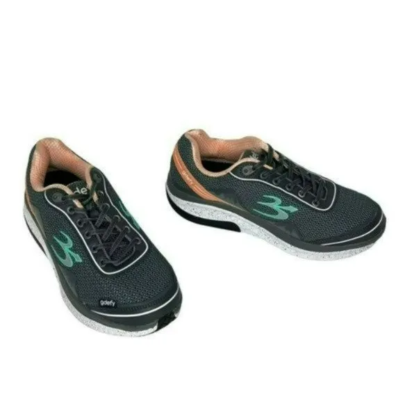Gravity Defyer Gray Mighty Walk Comfort Fit Athletic Sneakers Shoes Size 9