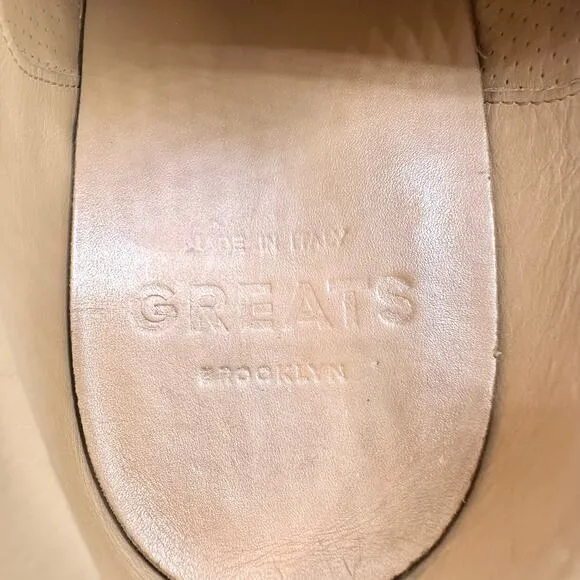 Greats | Men | Royale Classic Casual Minimal White Leather Sneakers | Size 11.5