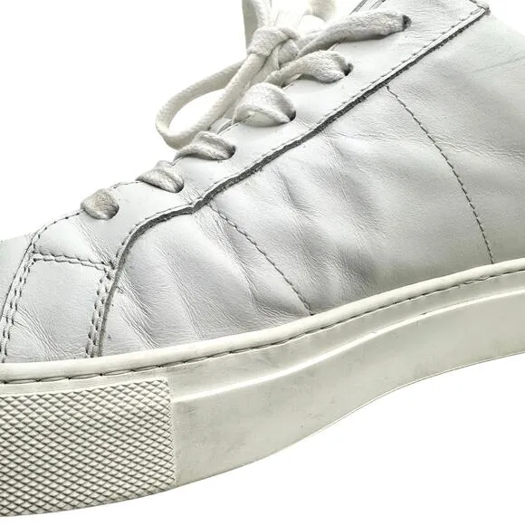 Greats | Men | Royale Classic Casual Minimal White Leather Sneakers | Size 11.5