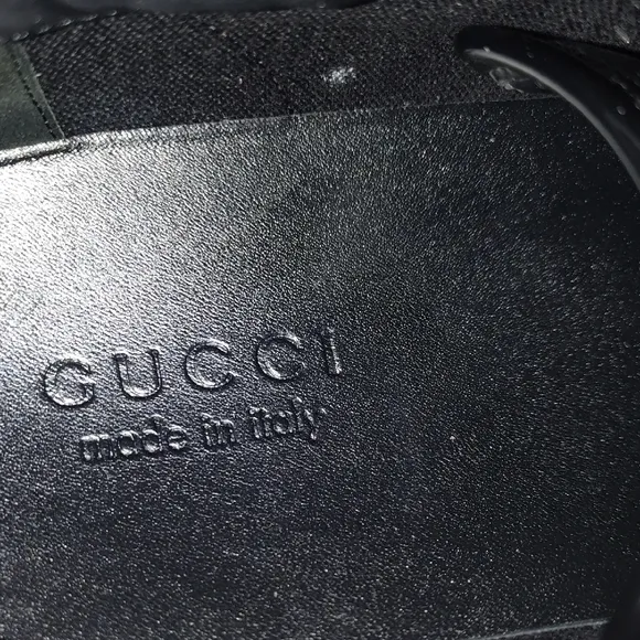 Gucci Black and Red Signature Stripe Sneakers