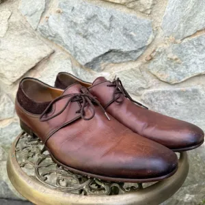 Gucci Brown Leather Derby Dress Shoes men’s 8.5