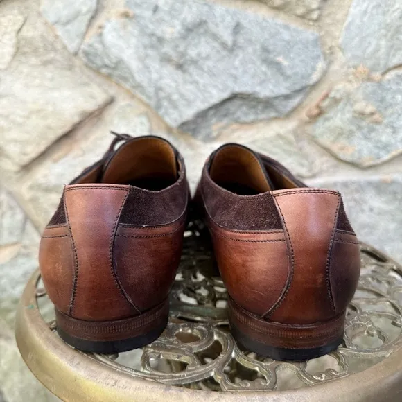 Gucci Brown Leather Derby Dress Shoes men’s 8.5