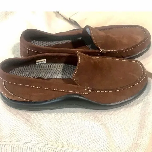 Hammacher Schlemmer Shoes Loafers Brown Leader  Confort Portugal Men 13.5