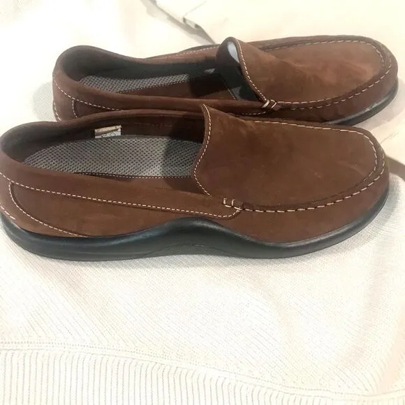 Hammacher Schlemmer Shoes Loafers Brown Leader  Confort Portugal Men 13.5