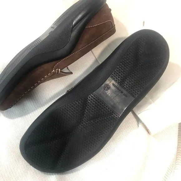 Hammacher Schlemmer Shoes Loafers Brown Leader  Confort Portugal Men 13.5