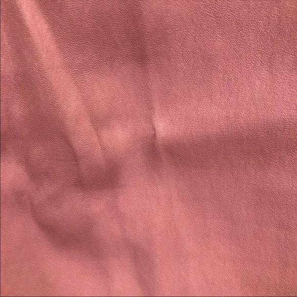 Helmut Lang Pink Plonge Leather Skirt 8