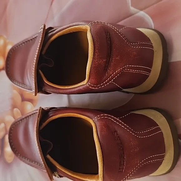 Hermes Paris Brown Leather Loafers Size 36.5 Women