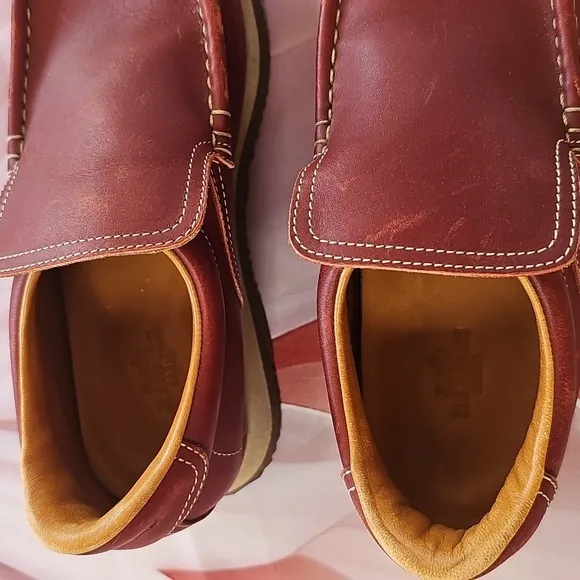 Hermes Paris Brown Leather Loafers Size 36.5 Women
