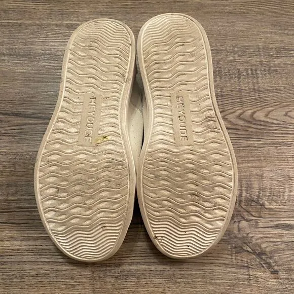 Hey Dude Women's size 7 White Karina Slide-On Sneaker No Tie Comfort Easy