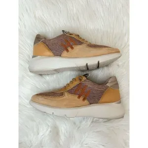 Hispanitas Telma Melbourne Soho Camel Antique Menorcan Sneakers 41/10