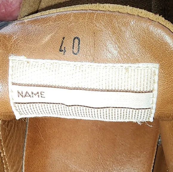 Hogan Italian size 40 Unisex Men's Size 7‎ Women's Size 9.5 Brown Suede Shoes