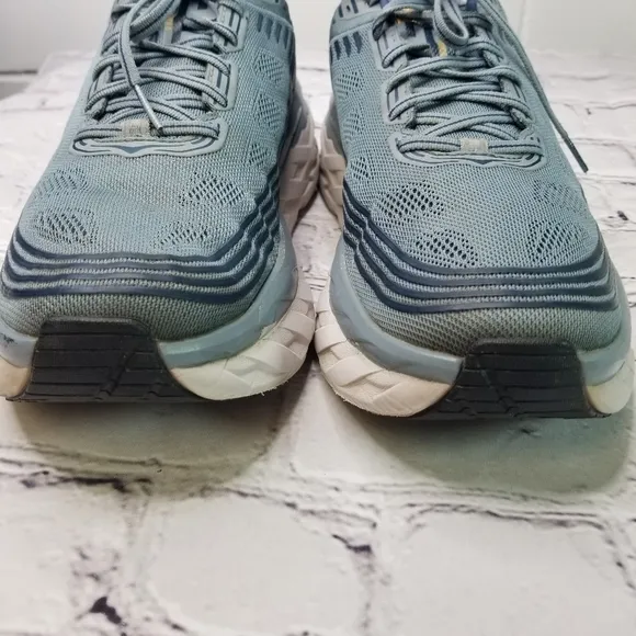 Hoka Bondi 6 majolica blue running shoes