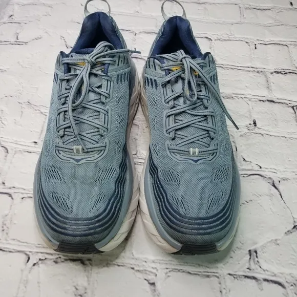 Hoka Bondi 6 majolica blue running shoes