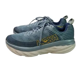 Hoka Bondi 6 majolica blue running shoes