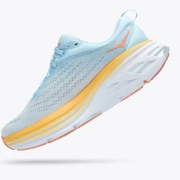 Hoka Bondi 8 Women’s sneaker in Summer Song / Country Air sz 7.5 Regular