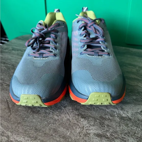 Hoka Men's Gray and Orange Running Shoes 8.5 M