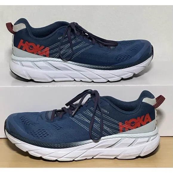 Hoka One One Clifton 6 Running Shoes Men's Size 10 Comfort