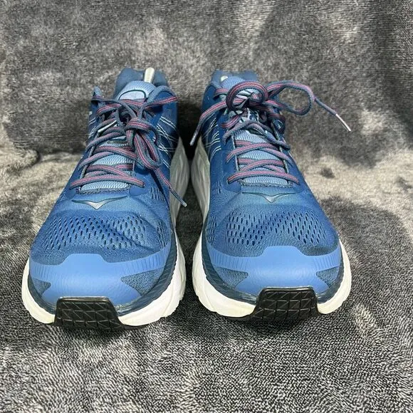 HOKA ONE ONE Clifton 6 Size 11 Men Blue Running Shoes Sneakers