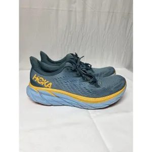 HOKA‎ ONE ONE Clifton 8 Running Sneakers in Goblin Blue Men's 9.5D EUC