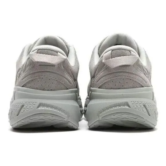 Hoka One One Clifton L Suede 1122571-LLTN Women's 11.5 Gray Running Shoes TF1981