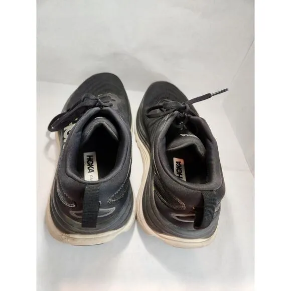 Hoka One One Gaviota 5 Men's Black Running Shoes – Lightweight Comfort, Size 9B