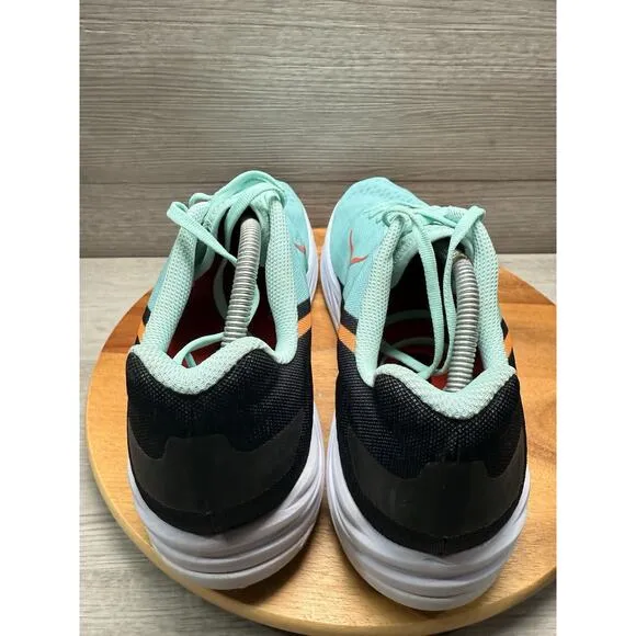 HOKA One One Rocket X Unisex Running Shoes Aqua / Black 1113532 EBBC Size 12