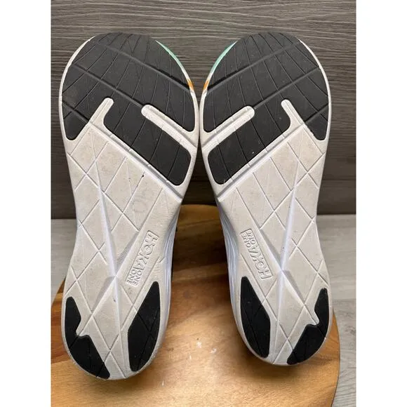 HOKA One One Rocket X Unisex Running Shoes Aqua / Black 1113532 EBBC Size 12