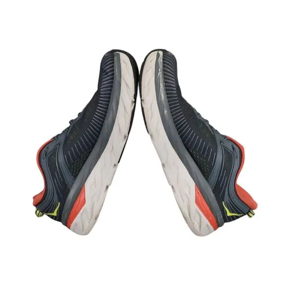 Hoka Shoes Mens 11 Athletic Trainer Bondi 7 Running Sneaker Active Comfort Grey