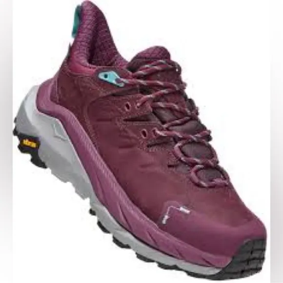 Hoka Women KAHA 2 LOW GTX Grape Wine hike shoes