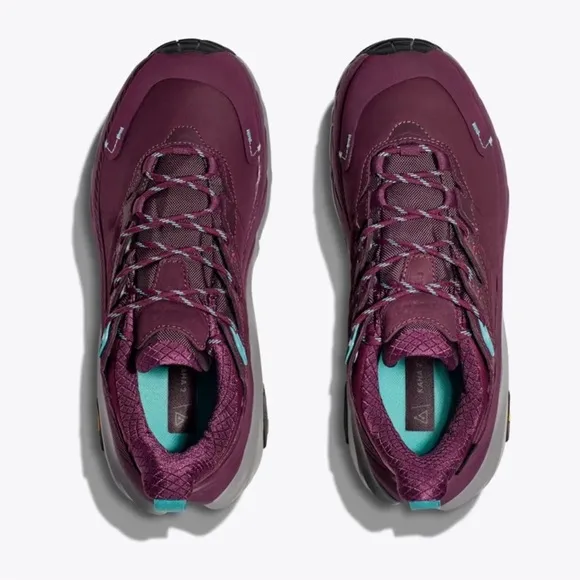 Hoka Women KAHA 2 LOW GTX Grape Wine hike shoes