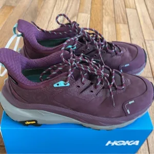 Hoka Women KAHA 2 LOW GTX Grape Wine hike shoes