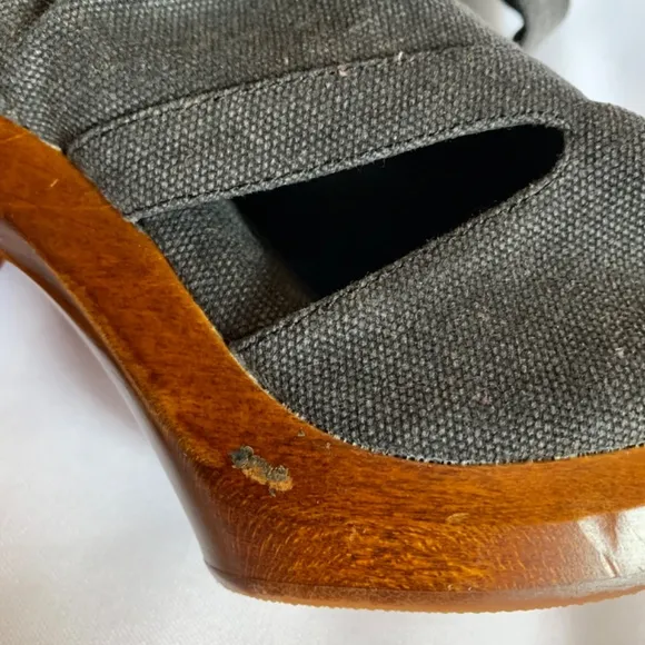 🎉Host Pick🎉 Awesome Woodies by Jeffery Campbell!  Real Wood Soles!