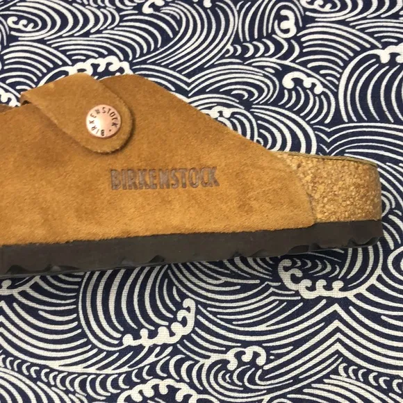 🎉HOT NWT Women's Mink Suede Birkenstock Boston Shoes - Narrow Fit