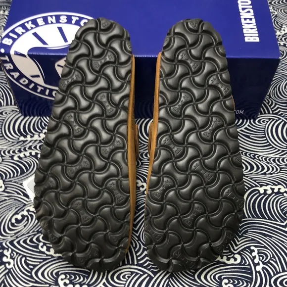 🎉HOT NWT Women's Mink Suede Birkenstock Boston Shoes - Narrow Fit
