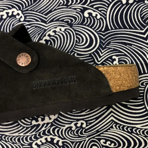 🎉HOT NWT Women's Mocha Suede Birkenstock Boston Shoes - Narrow Fit