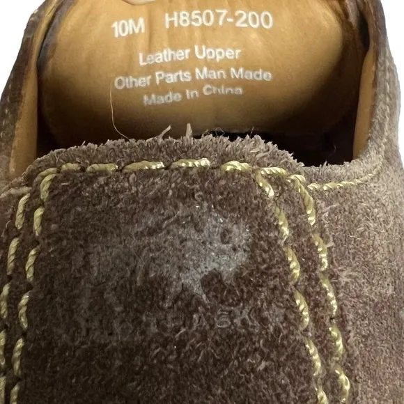 H.S. Trask Men's Oxford Suede Shoes Size 10