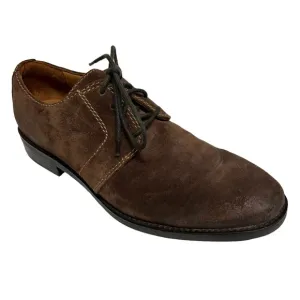 H.S. Trask Men's Oxford Suede Shoes Size 10