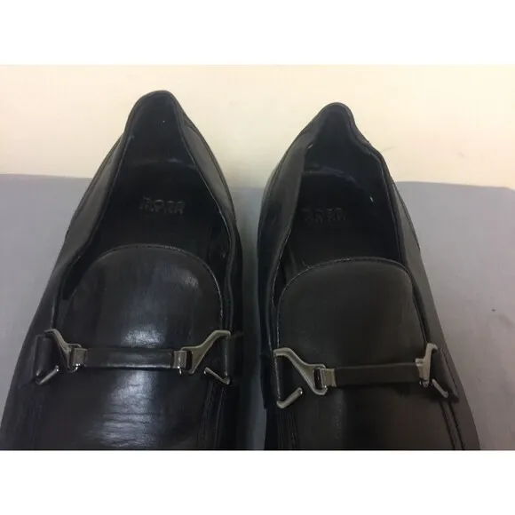 Hugo Boss Men Moccasins black leather size 7.5