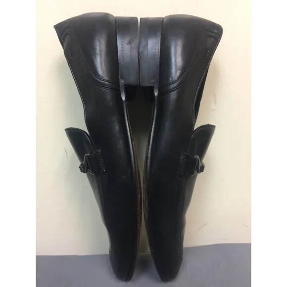 Hugo Boss Men Moccasins black leather size 7.5