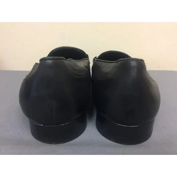 Hugo Boss Men Moccasins black leather size 7.5