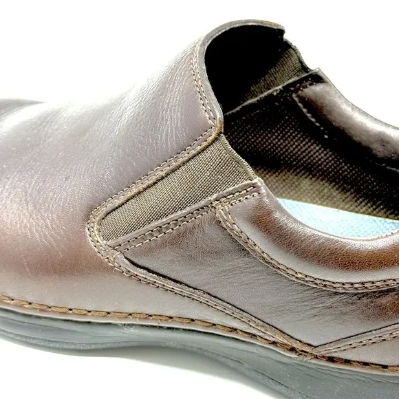 Hush Puppies Men's Lunar II Comfort Shoes Dark Brown Leather Size 11.5 EW
