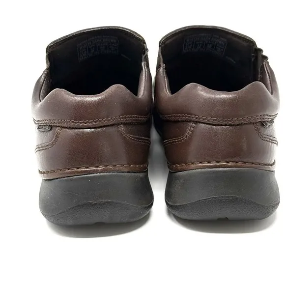 Hush Puppies Men's Lunar II Comfort Shoes Dark Brown Leather Size 11.5 EW