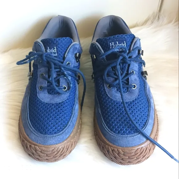 Hybrid Green Label Men's Blue Curious Casual Shoes Sz 12