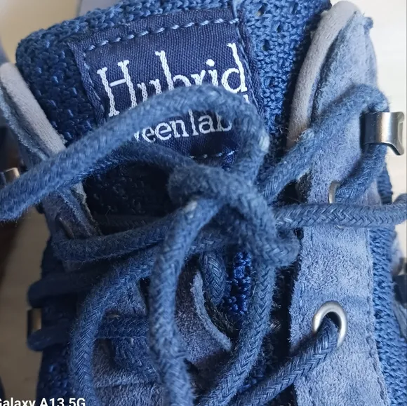 Hybrid Green Label Men's Blue Curious Casual Shoes Sz 12