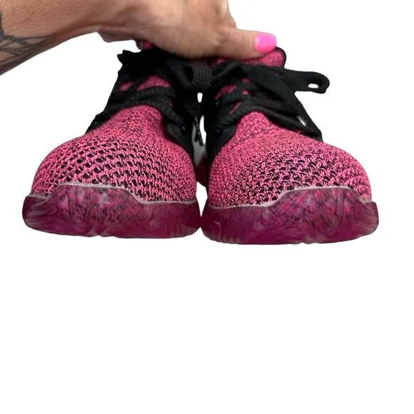 INDESTRUCTIBLE Brand Pink Steel Toe Tennis Shoes Size US 9.5 10 UK 41