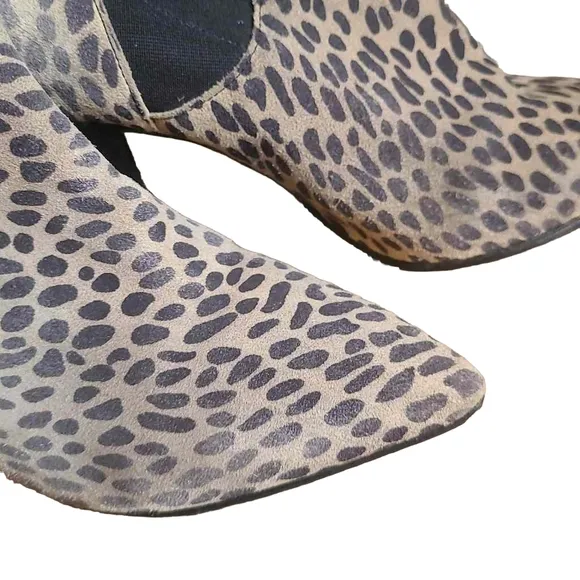 ISABEL MARANT | Leopard Suede Ankle Booties Size EU 36