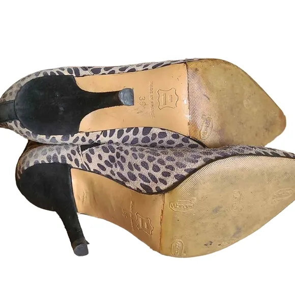 ISABEL MARANT | Leopard Suede Ankle Booties Size EU 36