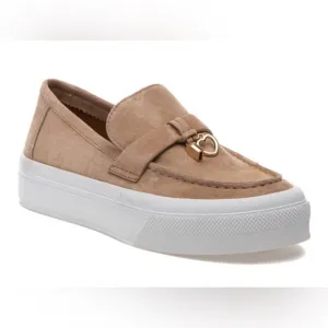 I/Slides Women's Sand Suede Goliath Loafers/Sneakers -NWT - Size 9M - MSRP $178