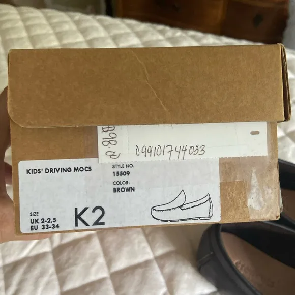 J Crew kids “crew cuts” leather shoes size 2.  Great dress shoes.